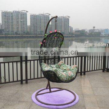 Hot sale garden furniture rattan patio swing chair