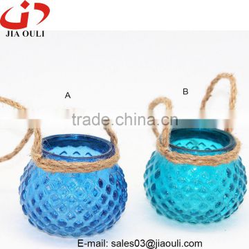 2016 New design Hanging Glass Flower Pot , Glass Planter