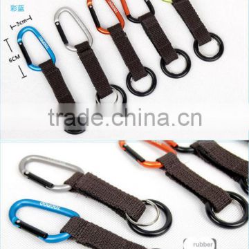 Climbing carabiner for sports bottle/flask/plastic blender bottle