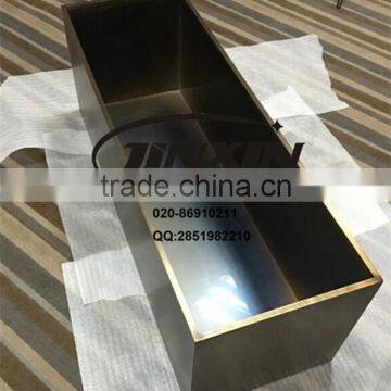 JINXIN Stainless Steel Planter Box Stainless Steel Flower Pot Antique Bronze Polish photo-3