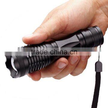 2016 High Quality Waterproof LED Torches Zoomable 3 Modes Tactical Flashlight 18650battery photo-5