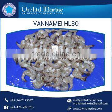 Rich Taste Vannamei HLSO Shrimp Available in Various Packaging