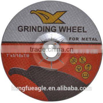 180*-8*22.2mm Depressed Center Grinding wheels for metal