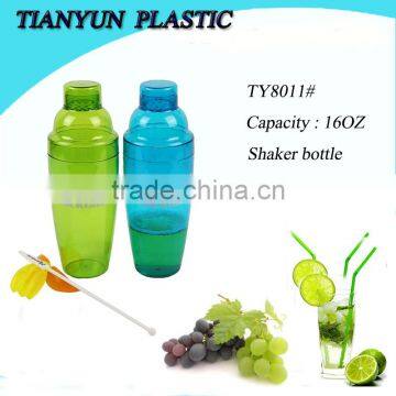 new products 16oz plastic cocktail shaker for promotion