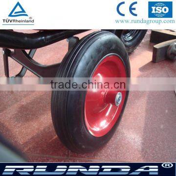 solid rubber wheel 14"x4" for sales