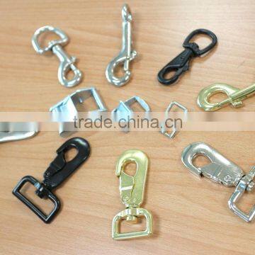 Metal Snap Hook, MALLEABLE STEEL, Zinc Alloy, SWIVEL HOOK, Round LOOP, Square Loop, CAM BUCKLE Black Hook photo-2