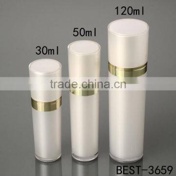 Empty Acrylic Bottle Gold Color Cosmetic Lotion Container With Pump photo-5