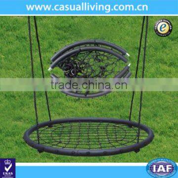 Outdoor Garden Foldable Round Rope Hanging Swing Chair