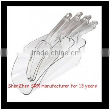 Clear Acrylic Plastic Kitchen Scoops,custom Wedding Candy Dessert Buffet Scoops,custom plastic ice scoops manufacturer