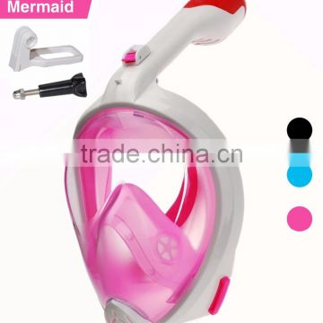 Full Face Snorkel Mask Foldable Snorkeling Mask with Anti-fog and Anti-leak Technology