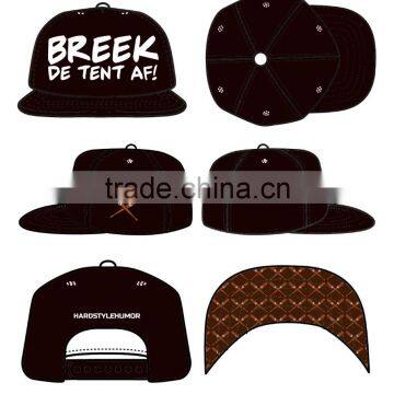 3D embroidered snapback caps BREEK designs