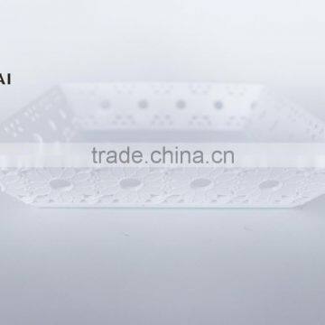 2016 New Plastic pp Square Fruit Tray With Sunflower photo-4