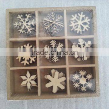 2015 art craft new design Christmas Present wooden stamps snow