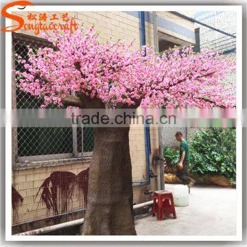 China Supplier Cheap Price Cherry Tree Home Decoration Plastic Artificial Cherry Blossom Tree photo-2
