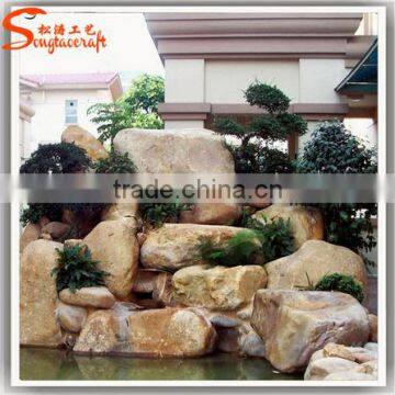 Factory Design Stylize Artificial Large River Slate Rock Stones White Rocks Landscaping photo-3