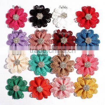 Mini Cute Fabric Flower Clip for Kids Hair Accessories photo-2