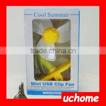 UCHOME Portable Cip Fan Mini USB Charging Small Fan Creative Clip Small Fan photo-6