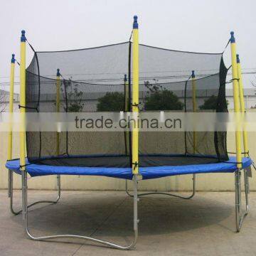 Trampoline safety net