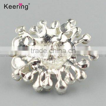 Keering-made Vogue Custom Pearl Rhinestone Buttons for Garments WBK-1475 photo-2