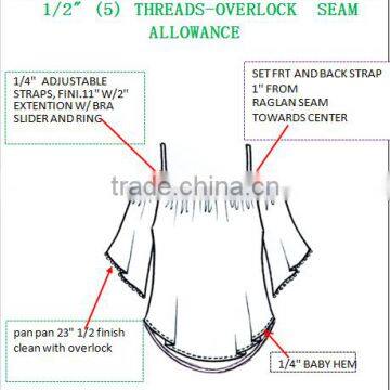 Smocked off the Shoulder With Pan Pan Trim Top photo-2
