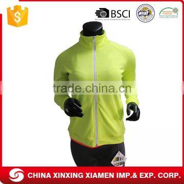 Neon Yellow Wholesale Women Sport Running Jacket