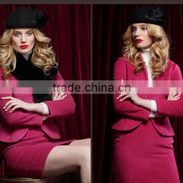 Fashion Ladies Skirt Suits Custom Women Suit WMS33 photo-2