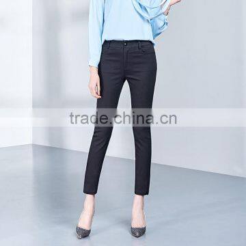 2017 New Summer All-match Nine Point Pencil Pants White Female Korean Tide Casual Trousers Custom photo-5