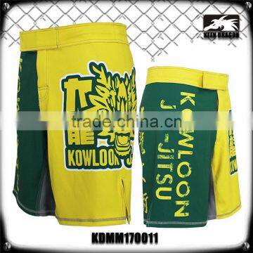 Large size sportswear 4-way stretch custom design mens mma shorts xxxl