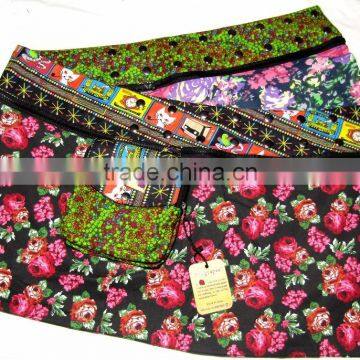 2017 European Fashion Chilly Grapes Skirt for Wholesale Reversible Wrap Skirt