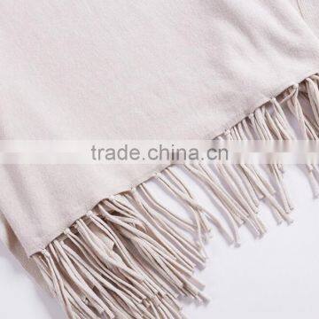 Zm35727a New Pattern Women Tassel Pullover Sweater Ladies Long Tops photo-6