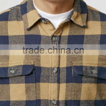 Buffalo Check Long Sleeve Casual Overshirt