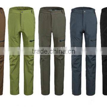 MEN'S softshell pants Outdoor Men's Slim Trousers hiking pants