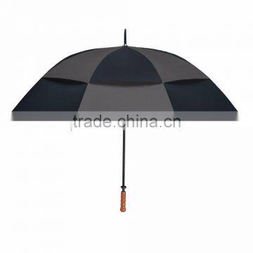 68" Arc Vented, Windproof Umbrella - Manual Opening, 44" Long, Ligtweight, Less Conducive to Lightning and Comes With Your Logo photo-4