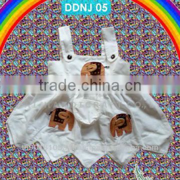 Thai girls cotton children's clothing dress outfit Elephant design