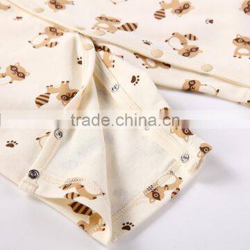 Animal Pattern Baby Infant Rompers Natural Colored Cotton Bodysuit Onesie One-piece Set photo-5