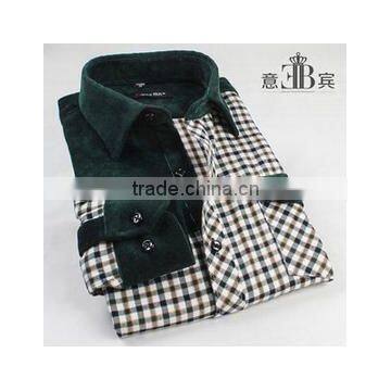 plaid and floral flannel shirt men