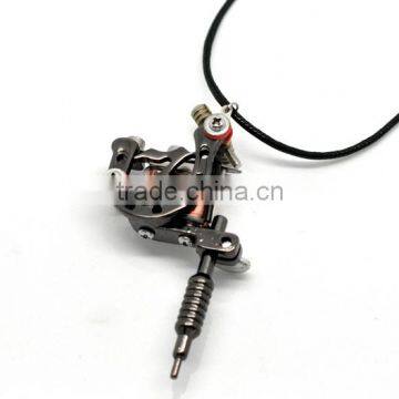 Fashion Black Mini Tattoo Machine Necklace photo-2