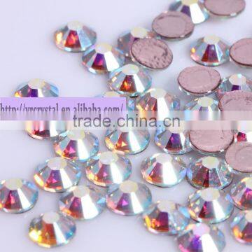 Best quality Clear AB Flatback Rhinestone Non Hotfix Nail Art Decoration DIY Accessories