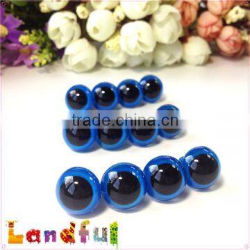 18mm Handicraft Felting Toys Craft Fabric Doll Blue Plastic Eyes photo-5
