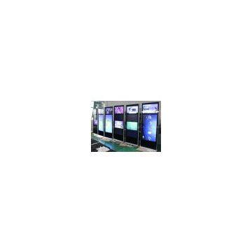 55 and 32 Inch Dual Monitor Display,double Screen Kiosk,free Standing Advertising Video Display Kiosk photo-2