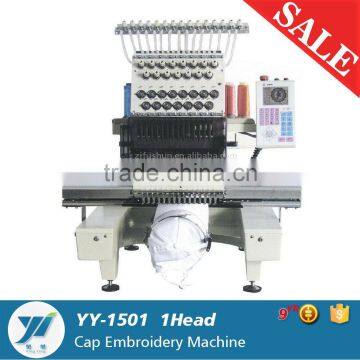 1501 1201 single head cap emboridery machine