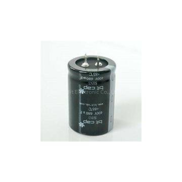 Snap-in Aluminium Capacitor For Wind Energy Inverter