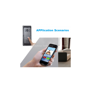 AlyBell New Products 2015 Smart Home Wifi Video Long Range Wireless Doorbell With Free App photo-2