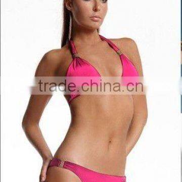 trinkets ornamented halterneck bikini