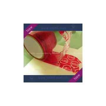 VOID tamper evident hologram label