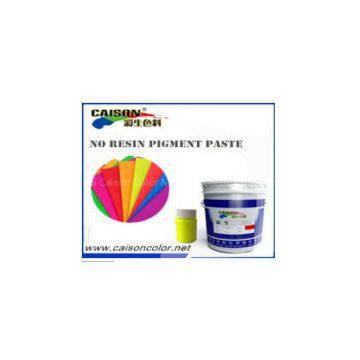 Fluorescent lemon yellow water based pigment paste