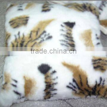 mink faux fur pillow