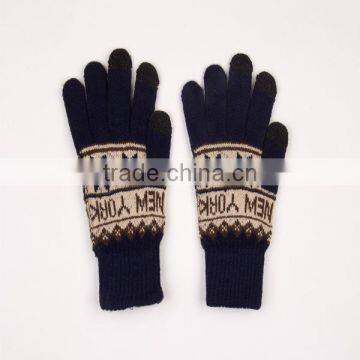 2014 New Man Knitted Fitness Gloves TG-1035