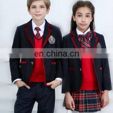 classic polyester viscose fabric for primary international school uniforms