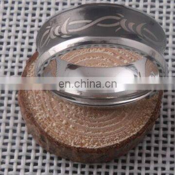 Hot Sale GODBEAD Shiny Black Men's Ring Tungsten Carbide Wedding Ring Men Women Stainless Steel Triangle Mark Rings photo-6